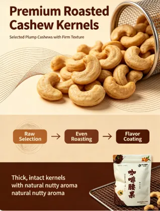 Premium Coffee Flavored Roasted Cashew Kernels