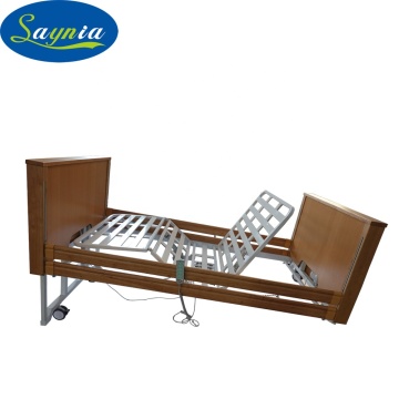 Electric Adjustable Hospital Beds with Castors for Lifting Function
