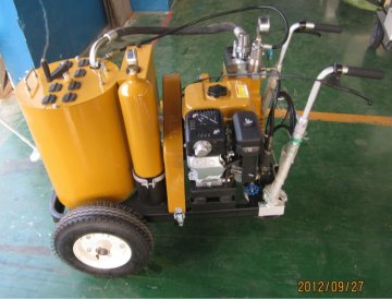 8.5L/min Speed Hand-pushed Water-born Road Marking Machine