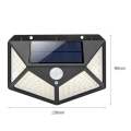 Muro de aire libre LED solar de 100il