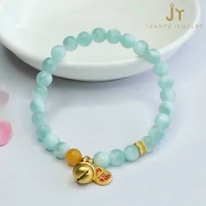 Energy Stone Bracelets: Precious Crystal Beads, Larimar, Amber, and Beeswax Designs