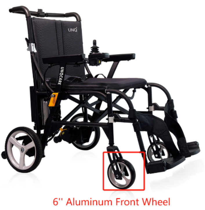 Exceptional 6 inches Aluminum Alloy Front Wheels
