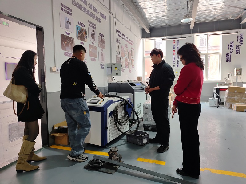 Power Plant Customers Visit Chuke Intelligent to Explore New Paths for Green Transformation in Laser Rust Removal