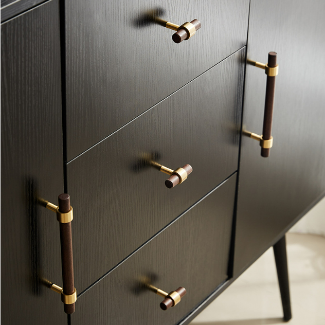 round wooden door handles