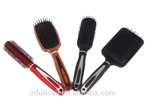 High Quality ruber cushion paddle hair brush