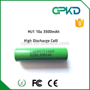 18650-MJ1 10A 3500mAh IMR High Drain li ion battery