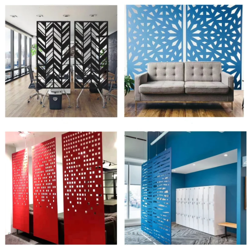 Polyester Acoustic Screen Divider Modern Design Interior Decorative Polyester Divider Factory