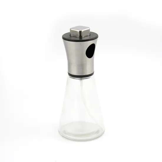 Kitchen Stainless Steel Oil Dispenser Bottle - 228ML Spray Oil Bottle for Cooking and Food