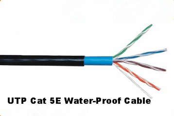 Cat5e UTP Water-Proof Outdoor LAN Cable