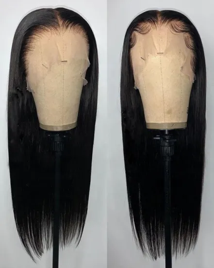 Bone Straight Raw Human Hair Wig, 4x4 5x5 6x613x4 13x6 Pre-Plucked Lace Front Wigs with Baby Hair