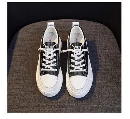 2021 thick bottom white all-match soft lady shoes