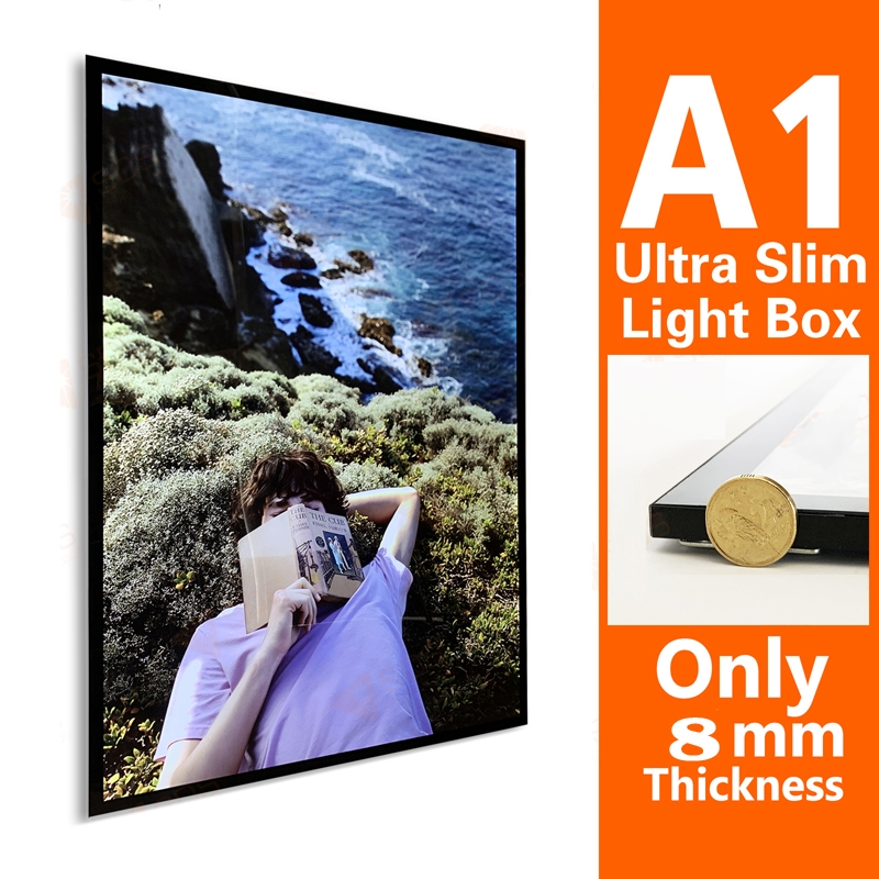 Neue A1 Ultra-Slim Aluminium Magnetic LED Light Box