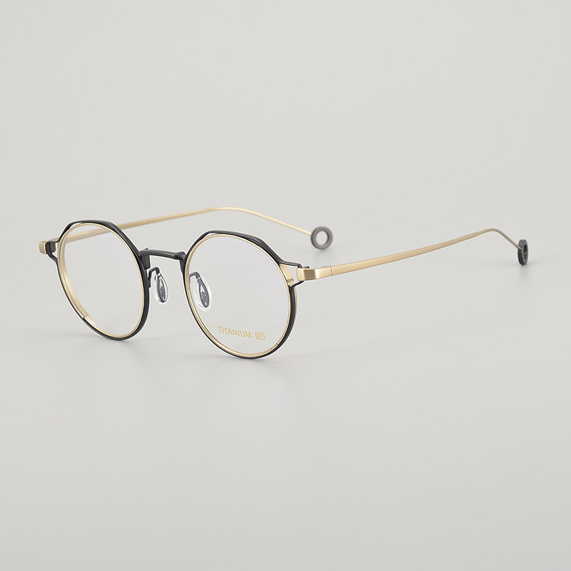 Vintage Oval Titanium Eyeglass Frames