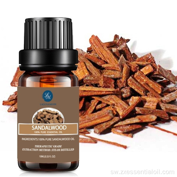 Lebo ya kibinafsi 100% Sandalwood safi ya mafuta muhimu