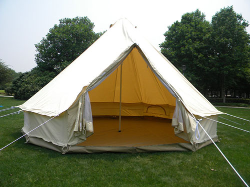 Canvas camp tents