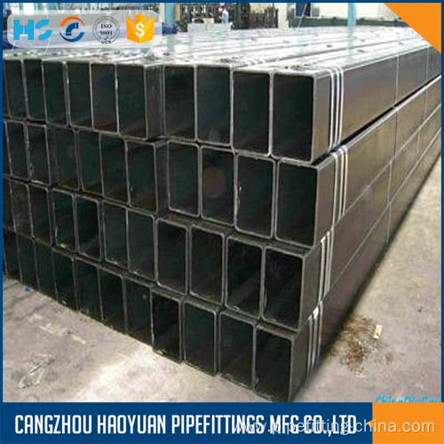 ASTM A53 GRB SCH40 black square steel pipe