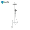 Exposed Round Thermostatic Shower Faucet Set