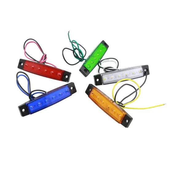 5-Color Waterproof 12V LED Truck Side Marker Light