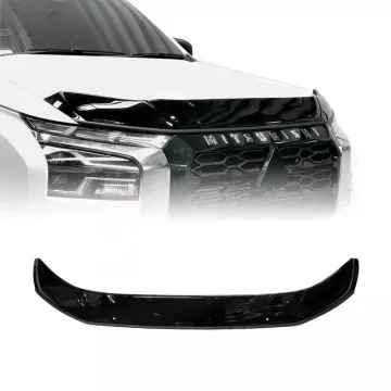 Black Hood Bonnet Guard Protector for Mitsubishi L200 Triton 2023-2024 Accessories
