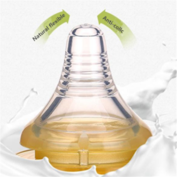 Capezzolo in silicone per accessori per biberon largo