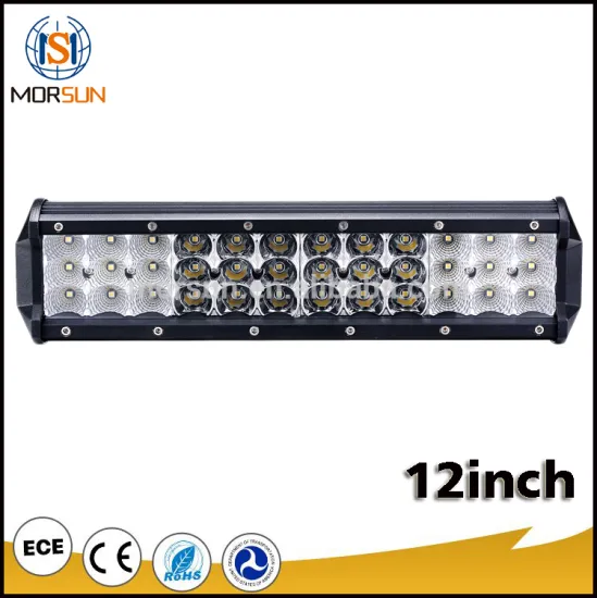Morsun new Led light bar Three row IP68 spot light bar 108W 432w led working light bar 12"