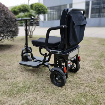 Electric Tricycle Scooters for Disabled and Elderly: Aluminium Alloy Frame Foldable Mobility Scooter