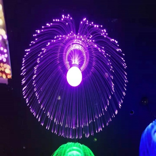 Luz de fibra de decoración LED de medusas
