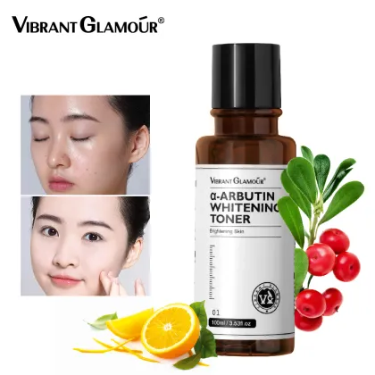 VIBRANT GLAMOUR Arbutin Whitening Skin Brightening Serum Toner for Men and Women