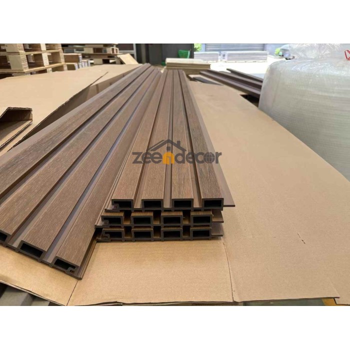 Panel Luaran WPC Reka Bentuk Estetik Moden Anti-Statik Panel Tahan Tahan Fleksibel Panel Debu Tahan Debu