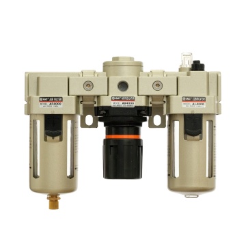 XMC AC4000-04 G1/2" Air Source Treatment Unit - Compressed Air Pneumatic FRL Lubricated Filter Regulator