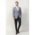 Men's Check Poly Viscose Suit