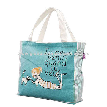 Promotional Tote Bag, Sized 44x36x11cm, OEM Orders Welcomed