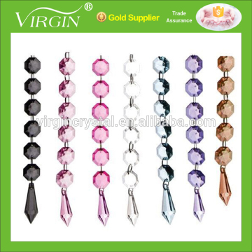 Wholesale Crystal acrylic Bead Curtains For Home Christmas Tree Decoration And Wedding Decoration