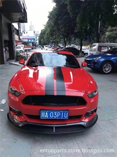 Front Lip Spoiler - Carbon Fiber Head Bumper for Ford Mustang Coupe 2015-2017 AC Style