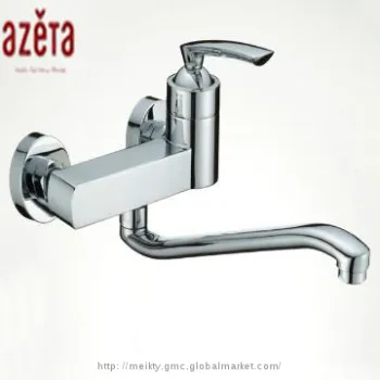 Newly Brass Chrome Wall Kitchen Tap
