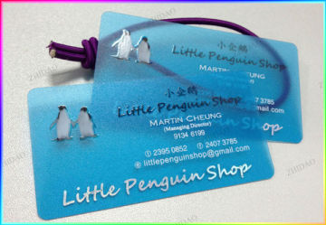Customized PVC card with logo printed