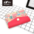 Traffic symbol style PU cosmetic bag