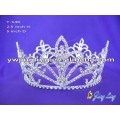 Wholesale Cheap Full Round Rhinestone Pageant Crowns