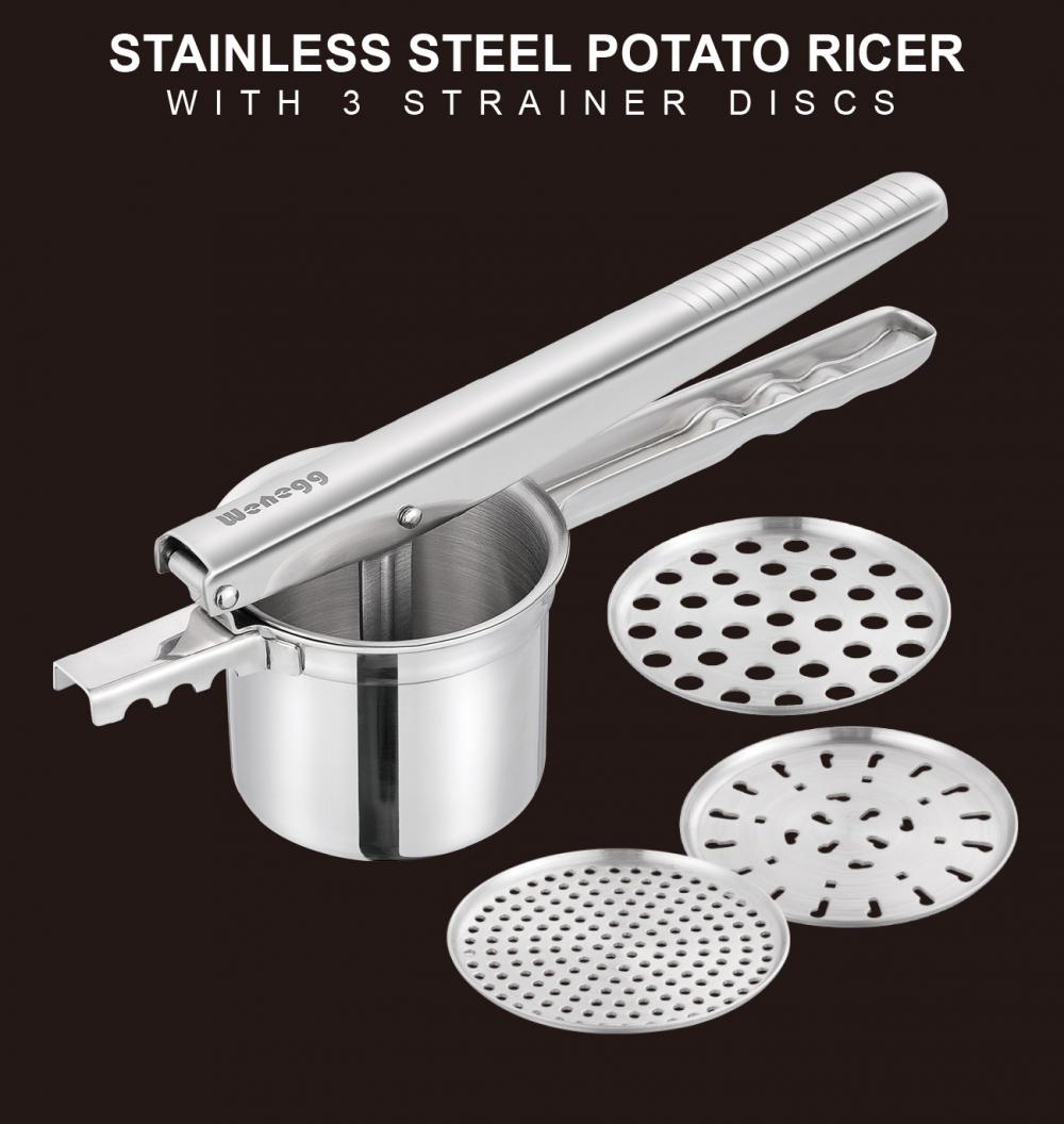 3In1 Stainless Steel Patato Ricer