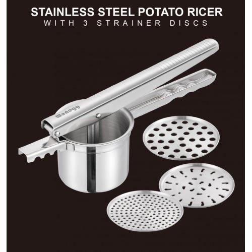  3In1 Stainless Steel Patato Ricer Supplier