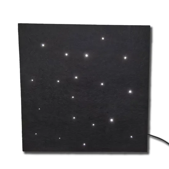 Fiber Optic Star Ceiling Panel Kit with Acoustic Modular Tiles