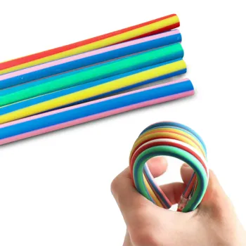Cute Stationery Color Magic Curved Flexible Soft Pencils with Eraser