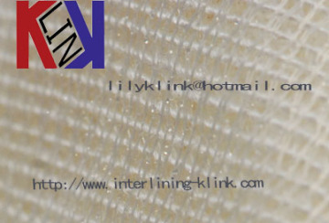 Weft insert Fusible Suit Interlining double dot