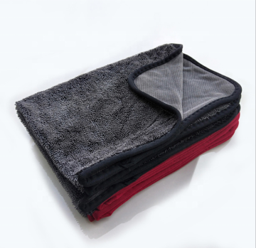 Double sided car towel Twisted braids wash towels water absorbent