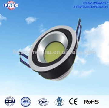 3w LED ceiling light housing aluminum alloy round good price,used for shopping mall,supermarket,hotel,high-grade household