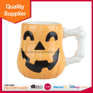 Eco-Friendly Halloween hand-painted ceramic creative pumpkin mugs