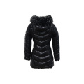 Hooded light and long casual Ladies' Jacket