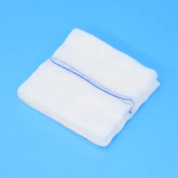 Cotton white X-ray detectable disposable sterile gauze swabs