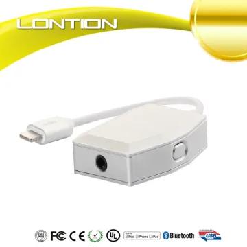 2016 MFi 8pin to 3.5mm Jack Adapter for Earphone