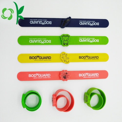 Braccialetti di zanzara in silicone personalizzati di alta qualità